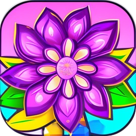 Flower Drawing And Coloring