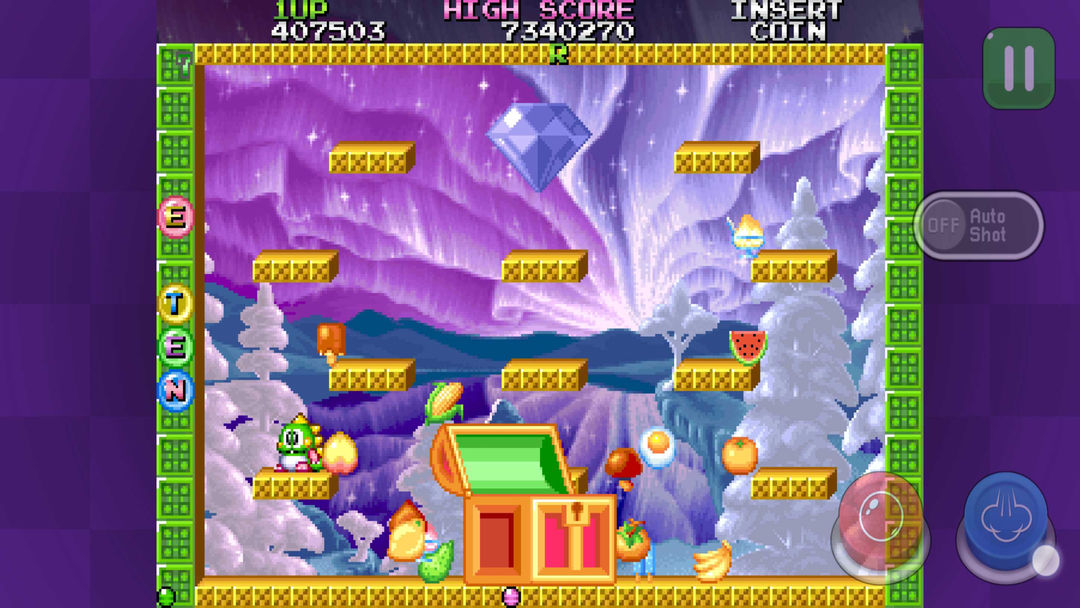 Screenshot of Bubble Bobble 2 classic