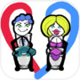 Stickman Toilet: Draw Path