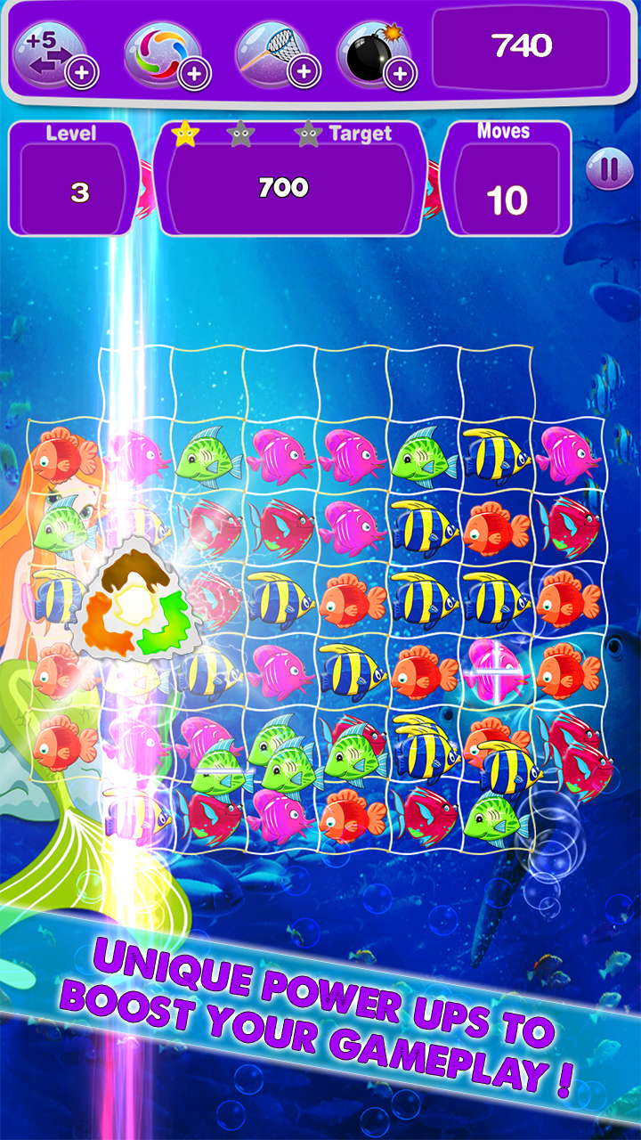 Crazy Mermaid Fish Fun - Pro Game Screenshot