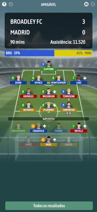 Captura de Tela do Jogo Football Chairman Pro 2