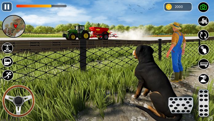 Jogo de fazenda de condução de trator agrícola versão móvel andróide iOS  apk baixar gratuitamente-TapTap