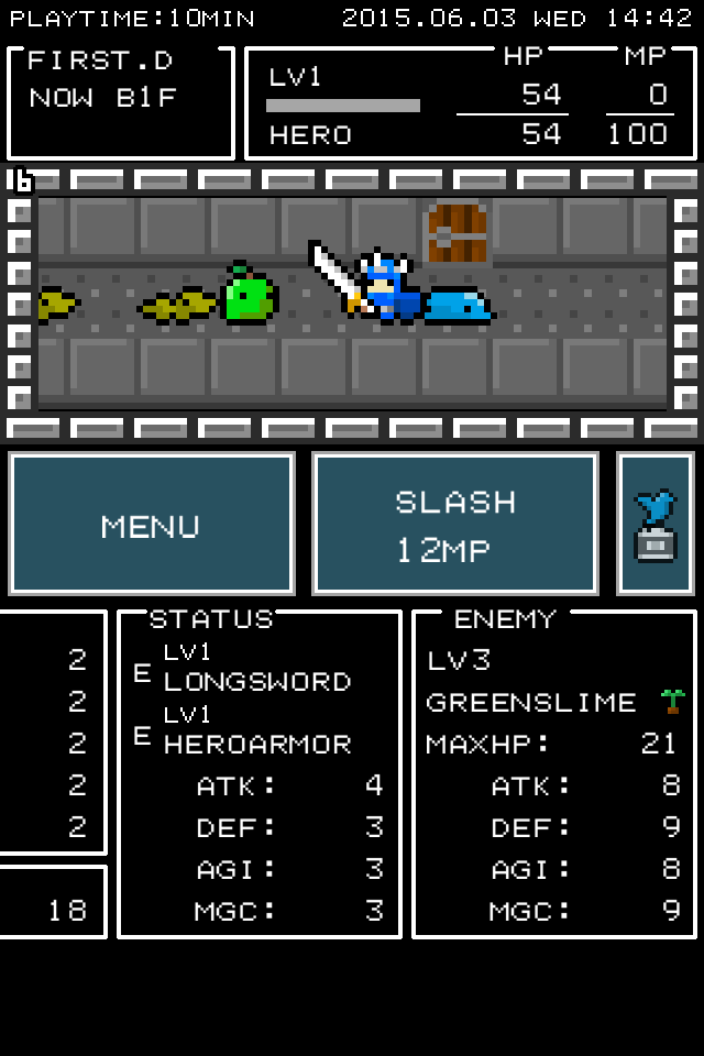 MinuteDungeon Game Screenshot