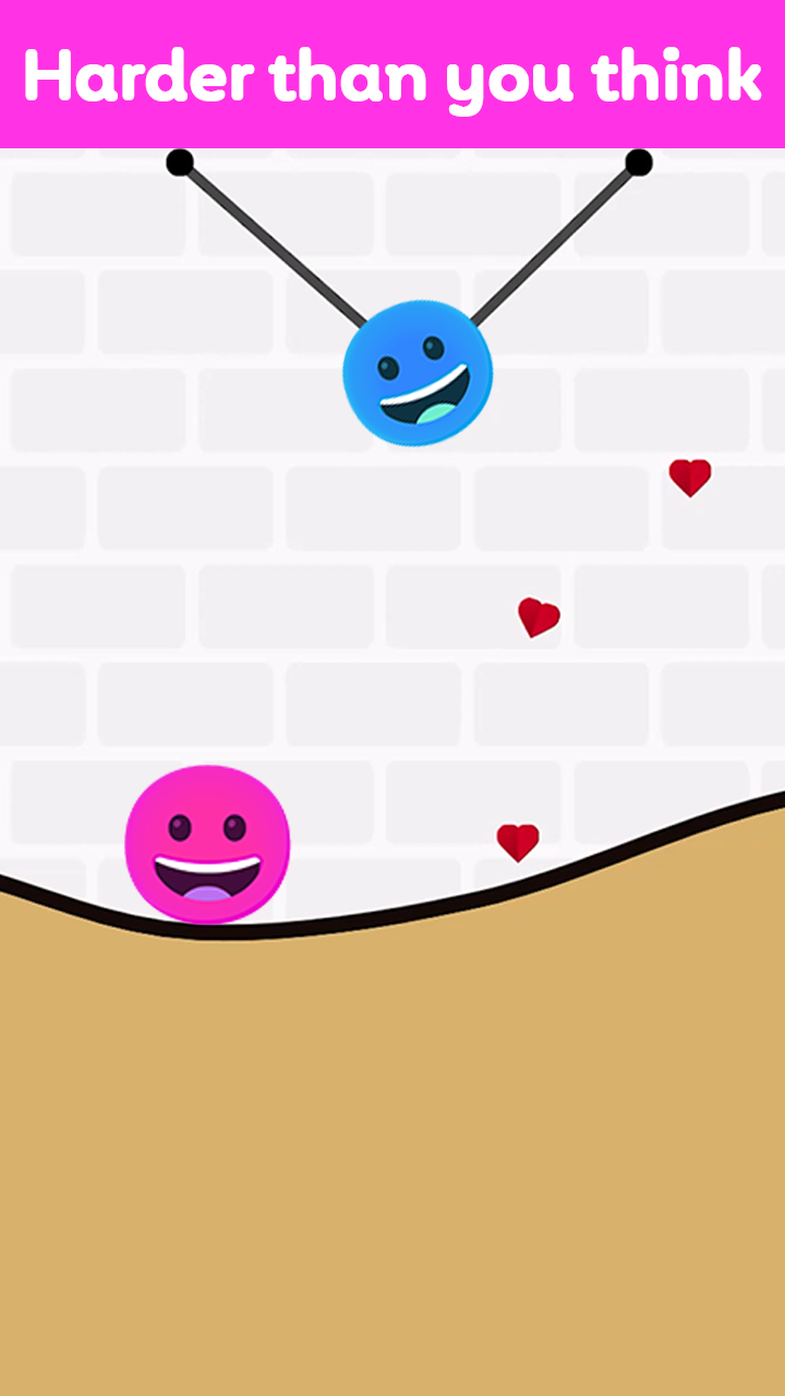 Rope Cut Balls Game Screenshot