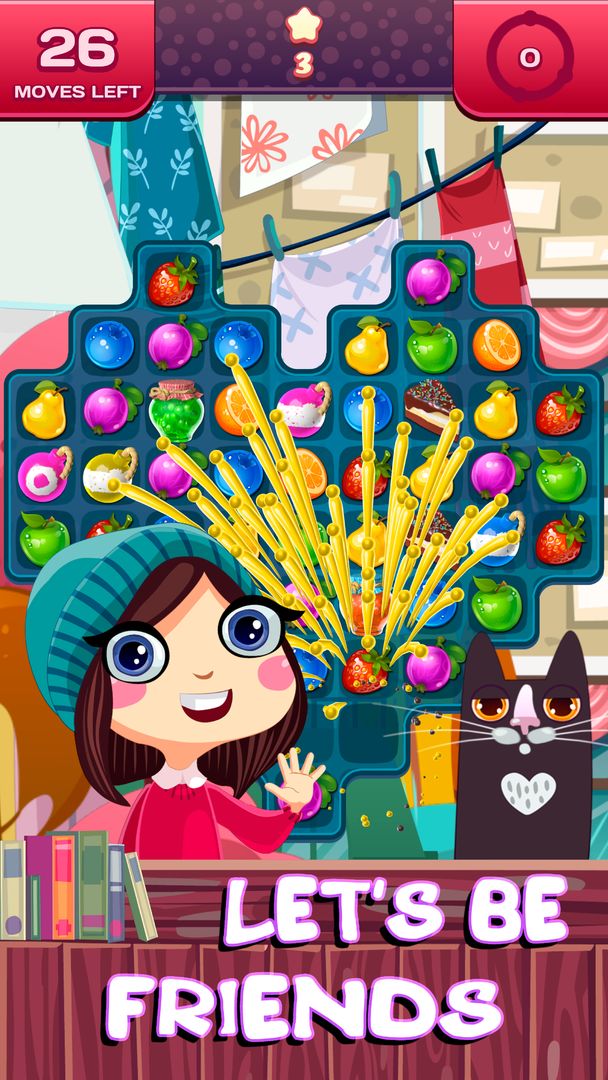 Match 3 Saga - Fruits Crush Adventure screenshot game