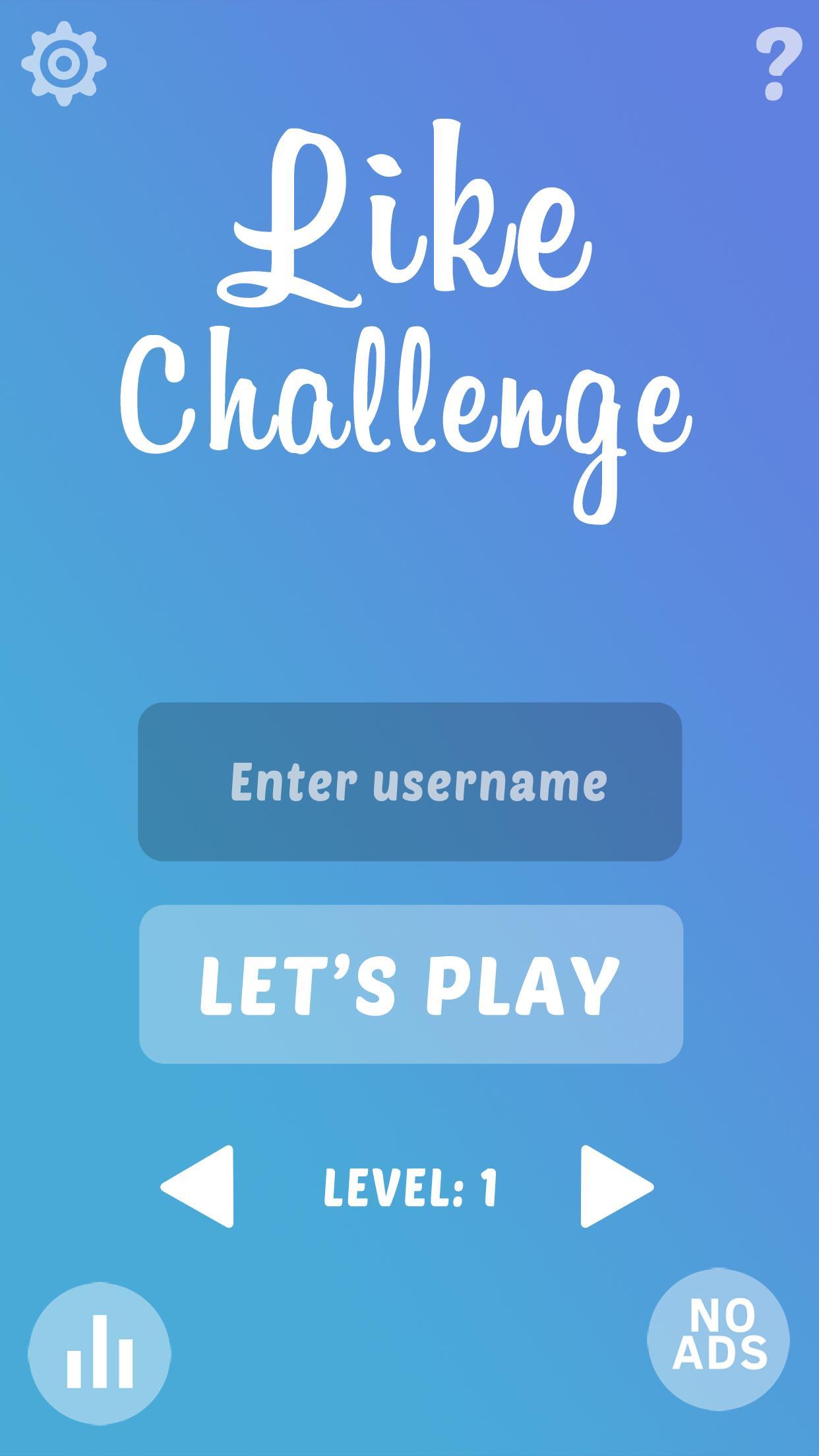 Screenshot of Like Challenge