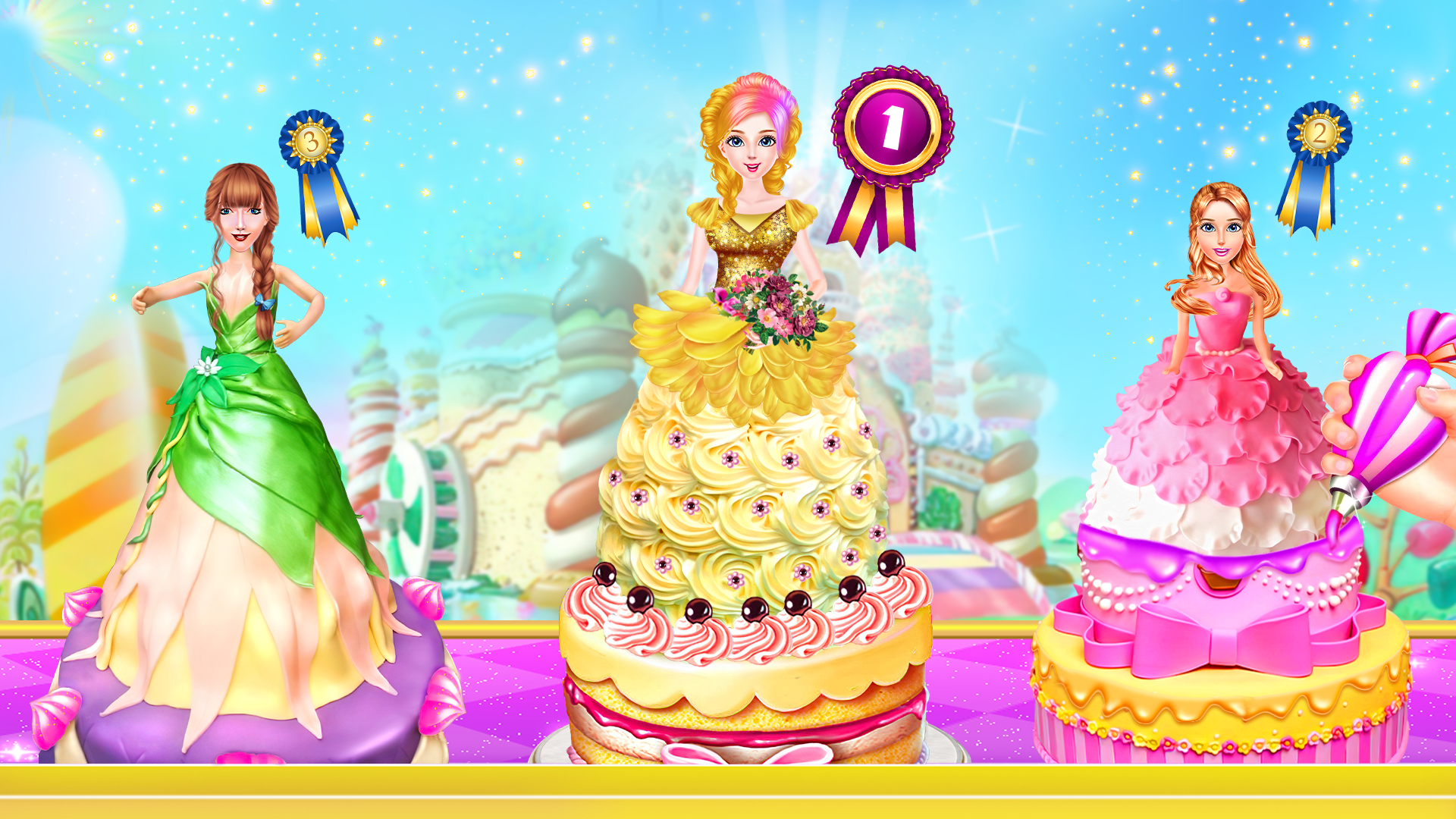 Mermaid Girl Wedding Cooking Cake Game - free online game