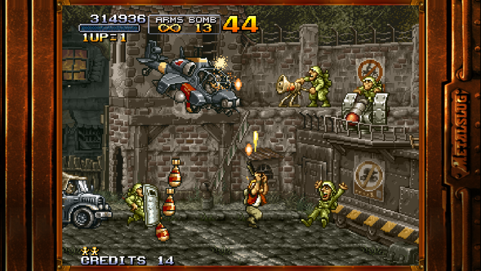 METAL SLUG 1 ゲームのスクリーンショット
