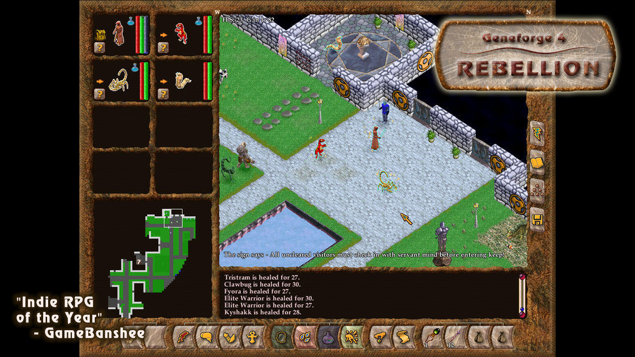 Geneforge 4: Rebellion Game Screenshot