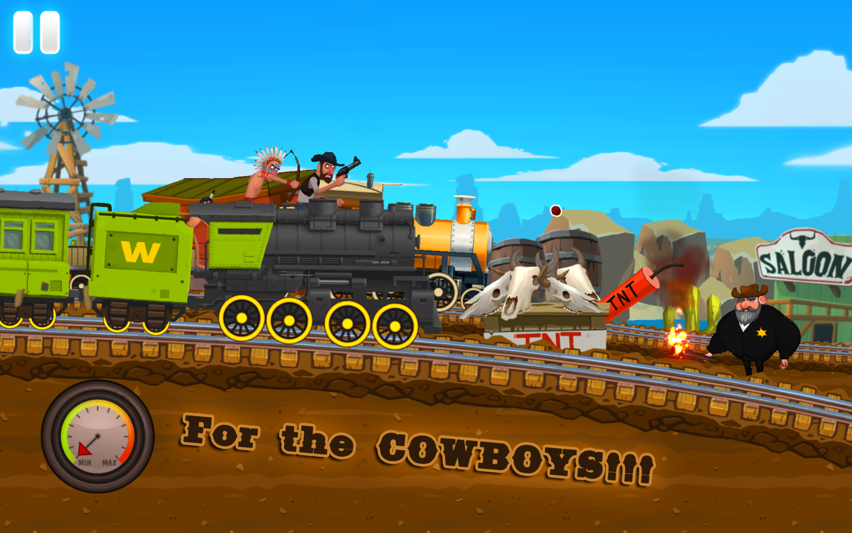 Cuplikan Layar Game Fun Kids Train 3: Western Adventure