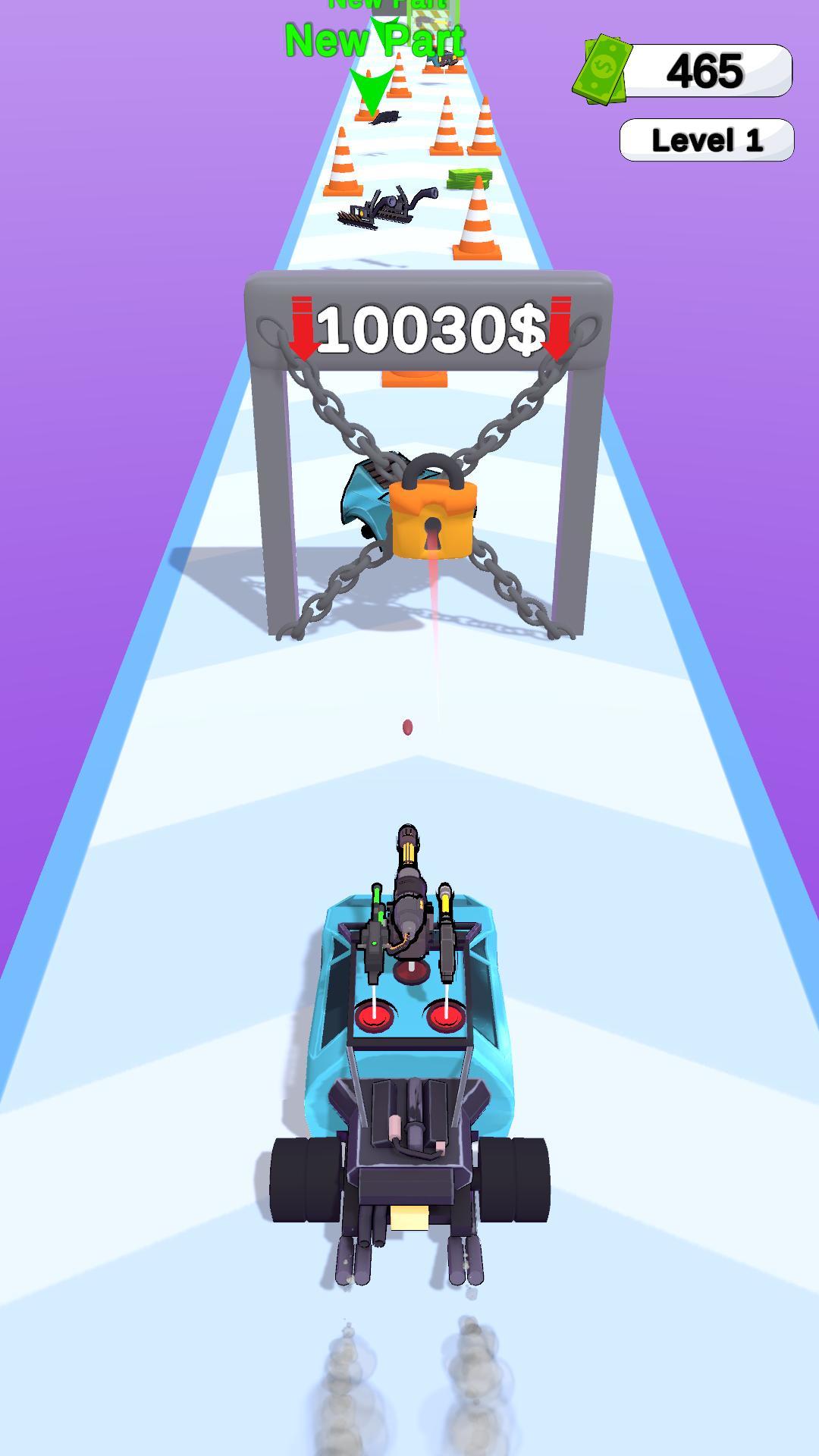 Скриншот игры Mad Car Run