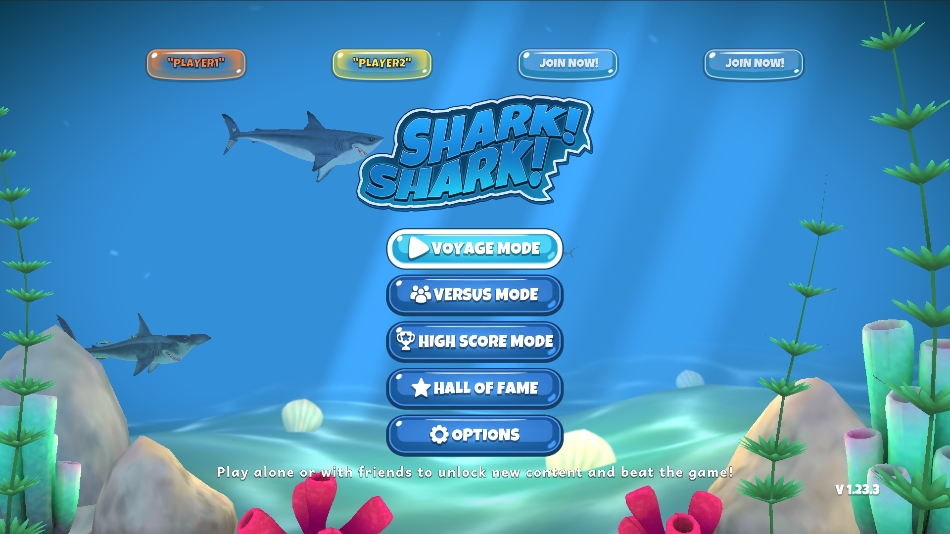 Cuplikan Layar Game Shark! Shark!