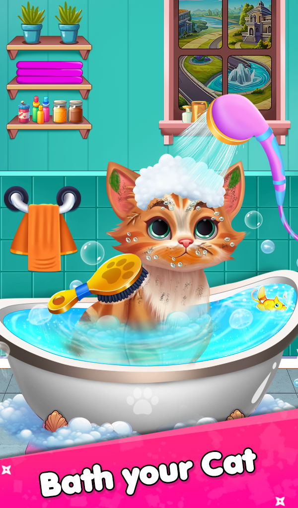 Cat Daycare Salon Kitty Game Game Screenshot