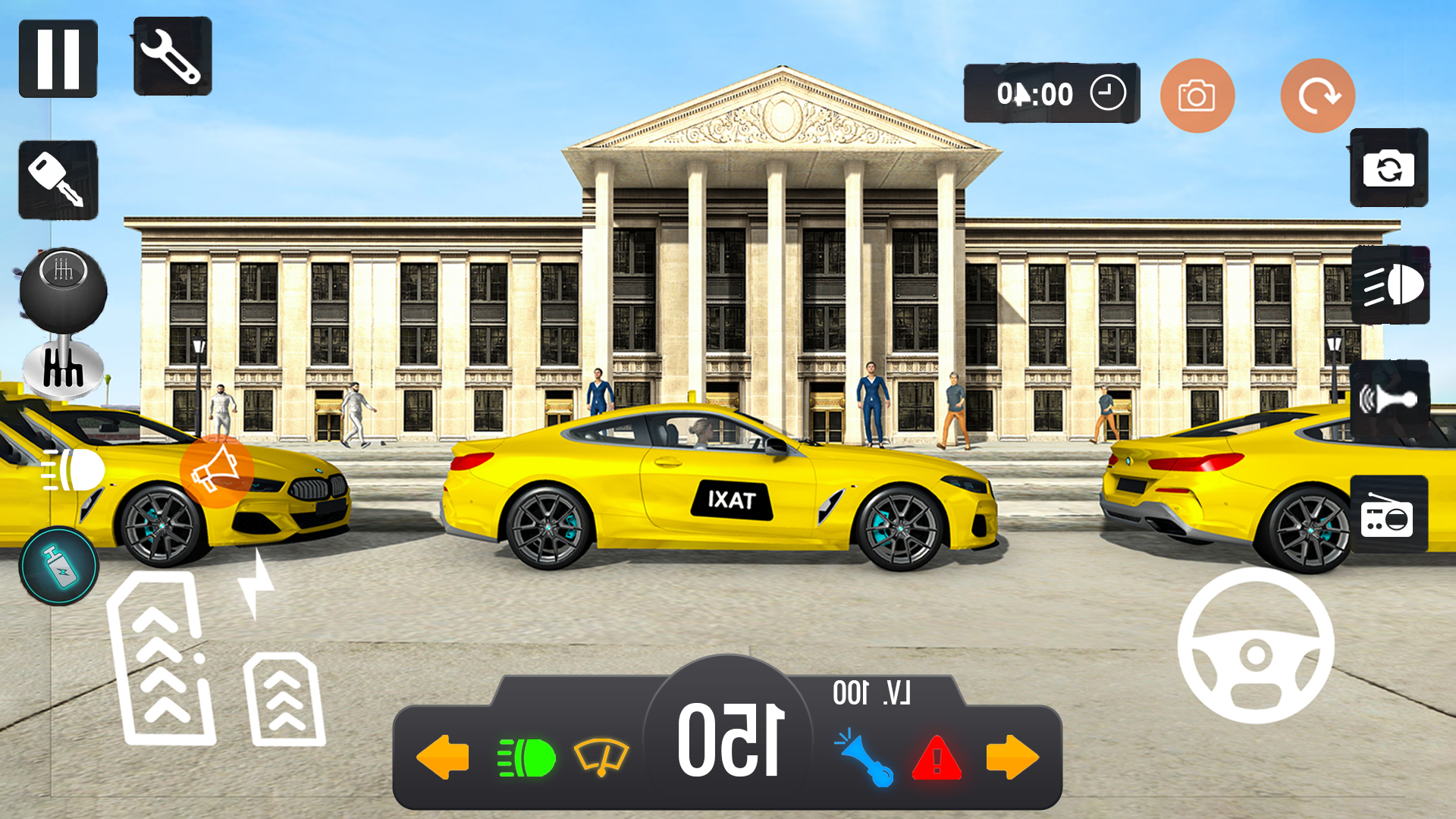 Modern Taxi Simulator Game Game Screenshot