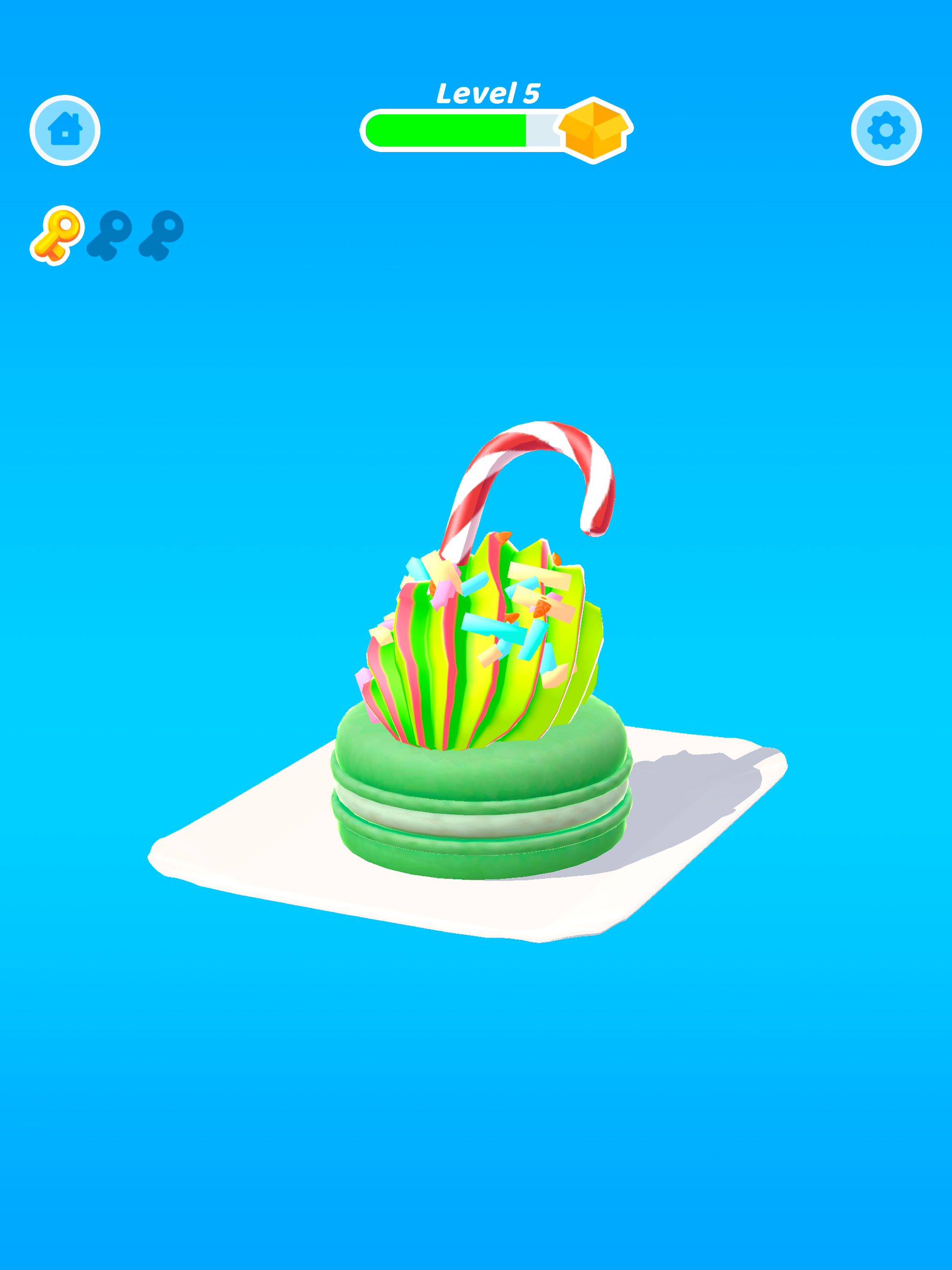 Perfect Cream: Cake Games Game Screenshot