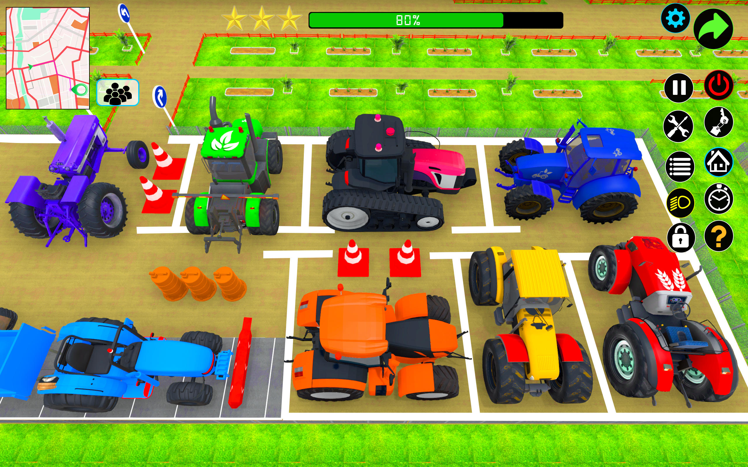 Jogo de simulador de agricultura com máquinas agrícolas caras - YELLOW  TRACTOR 