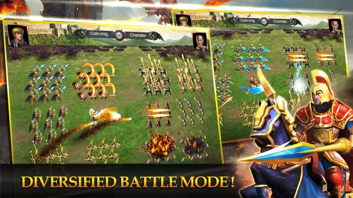 Clash of Empires : Throne Wars 게임 스크린 샷