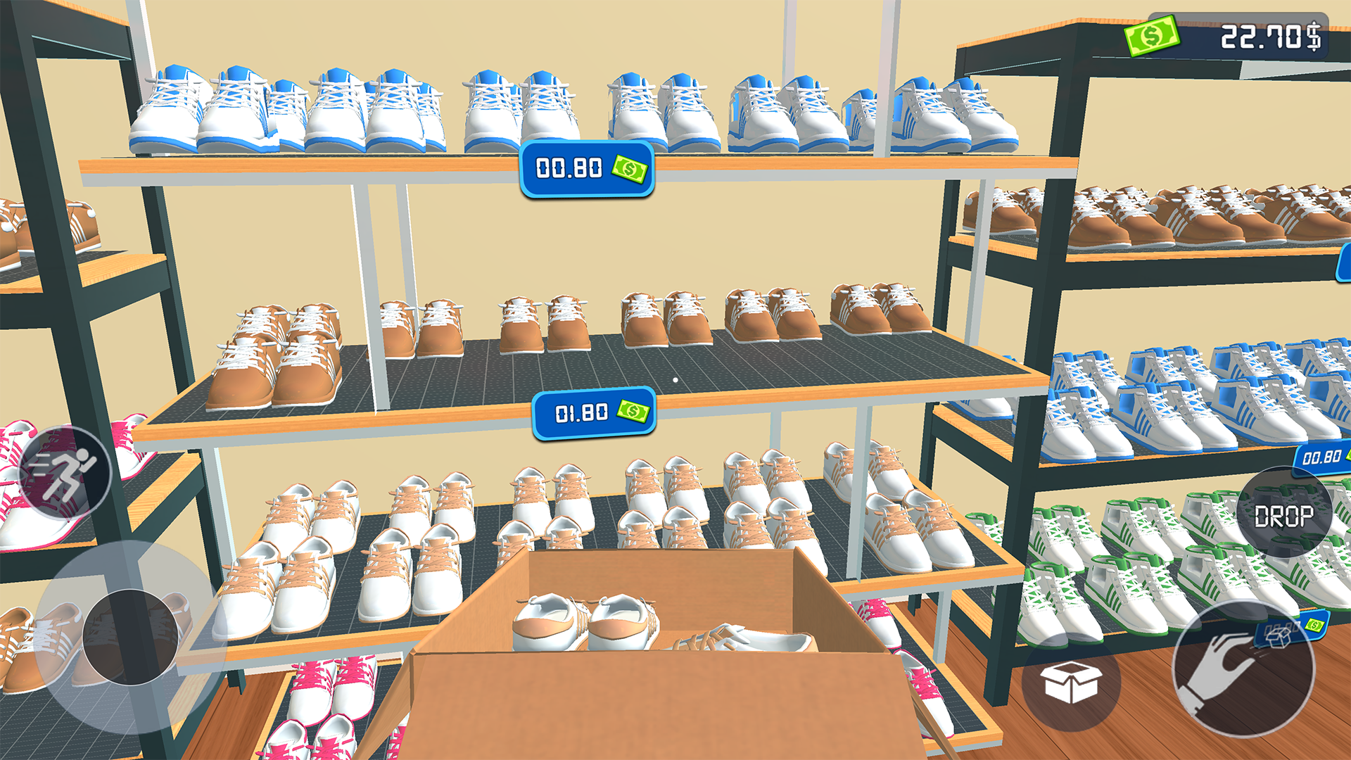 Shoe Store Simulator 3D ゲームのスクリーンショット