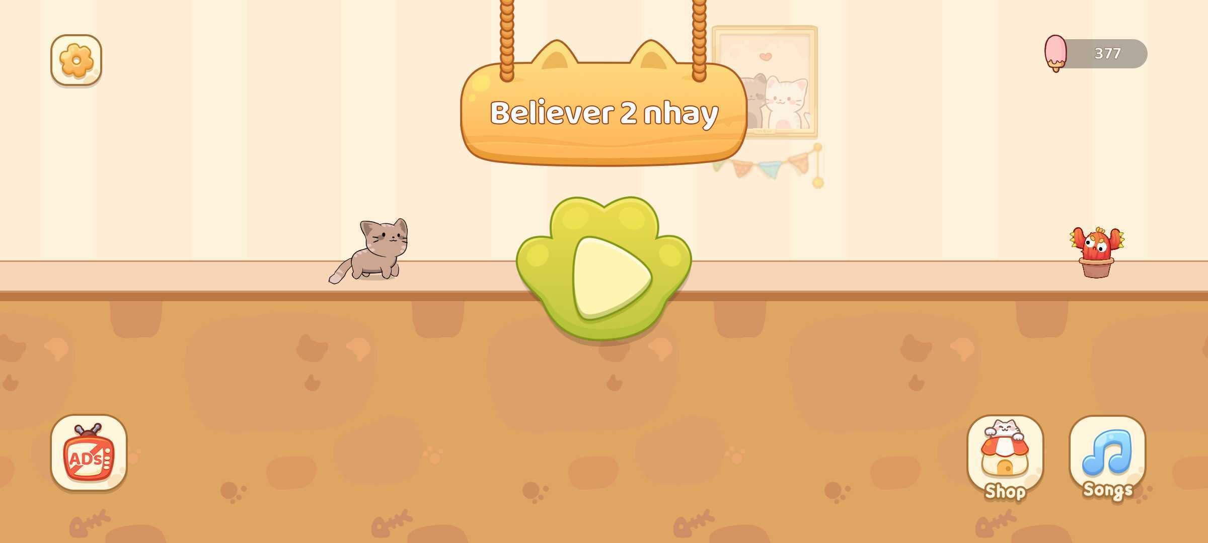 Screenshot of Cats & Beat: Rhythm Music Game