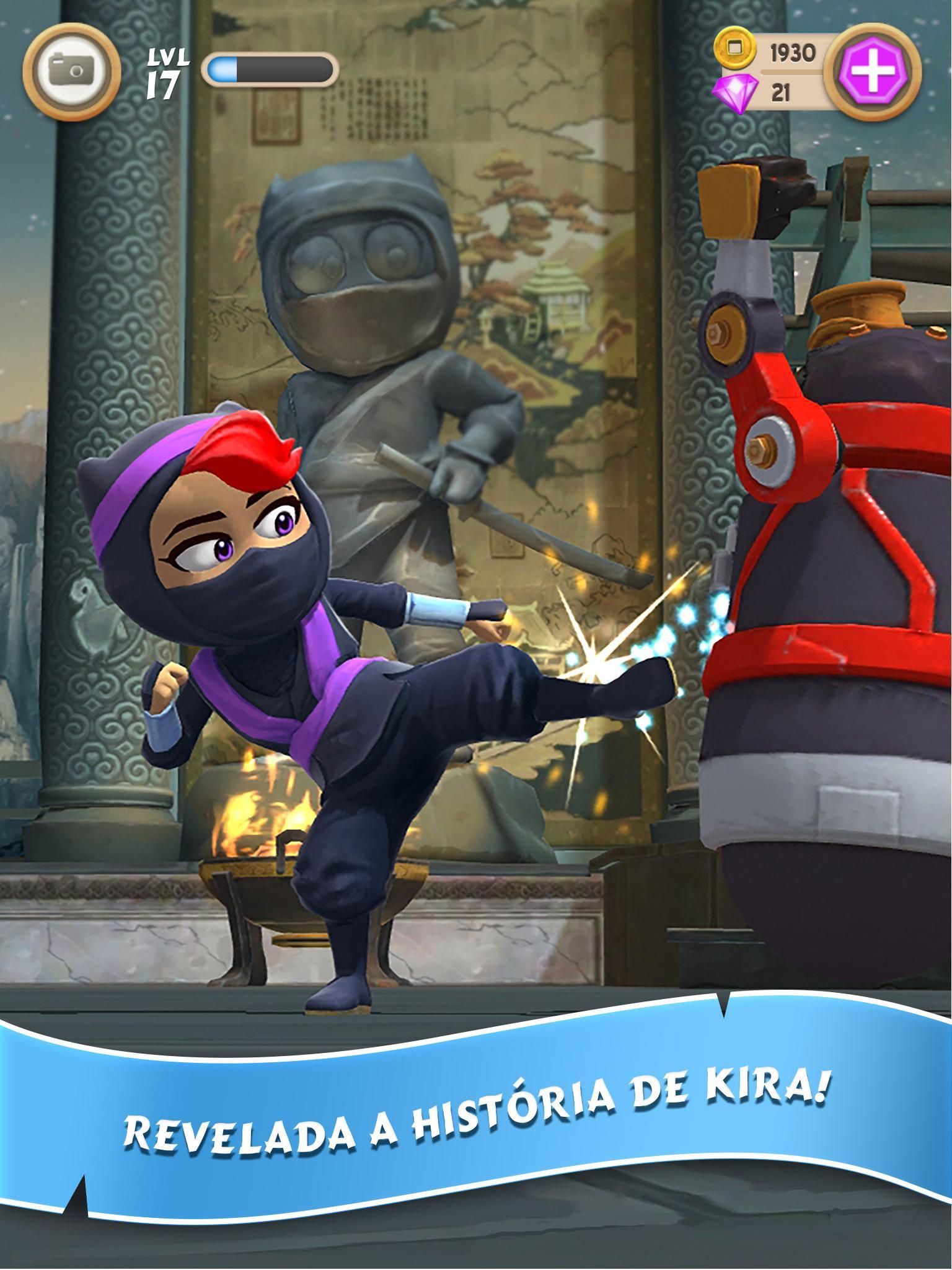 Captura de Tela do Jogo Clumsy Ninja