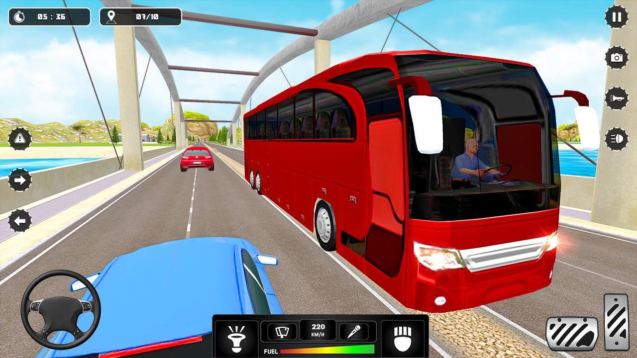 Bus Simulator :Modern Bus 2023 Game Screenshot