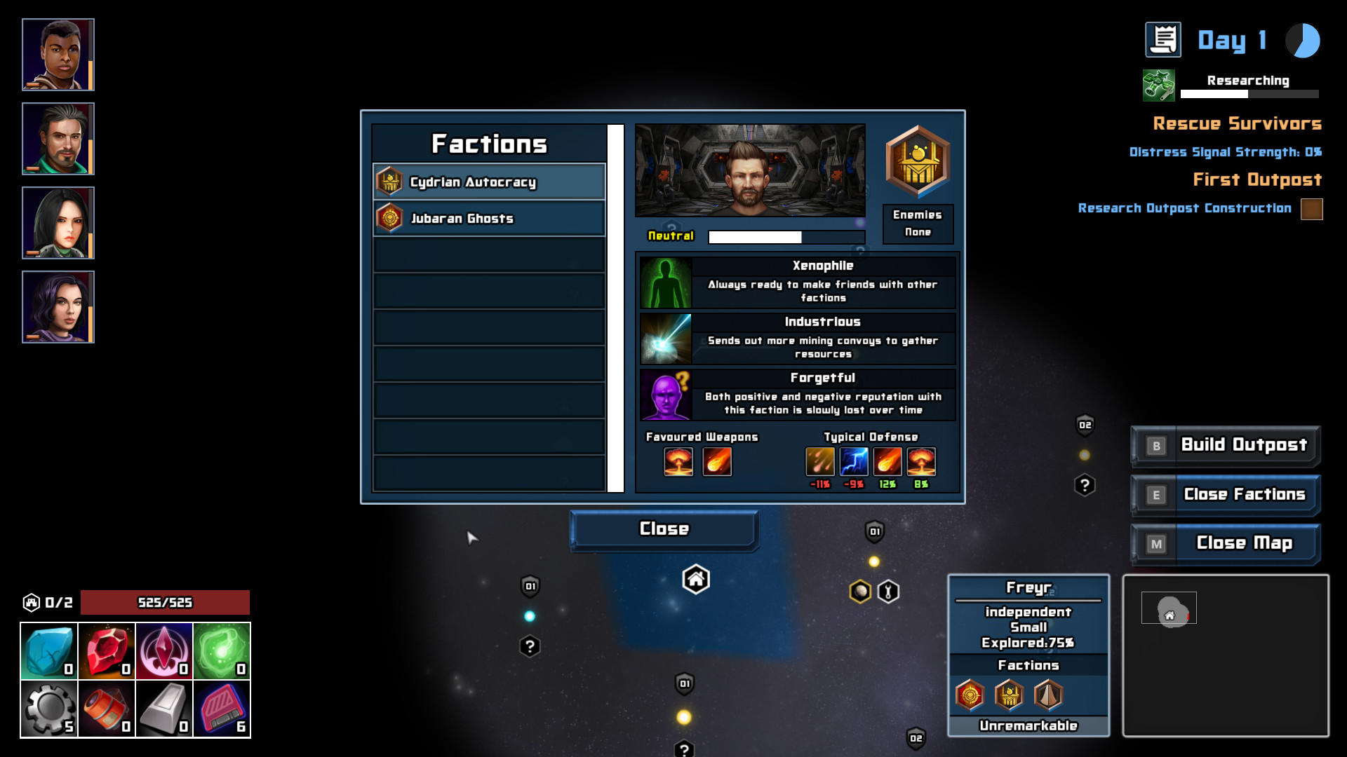 Screenshot of MetaSpace