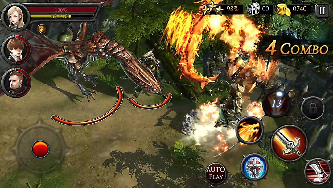 Screenshot of Dragon Raja Mobile