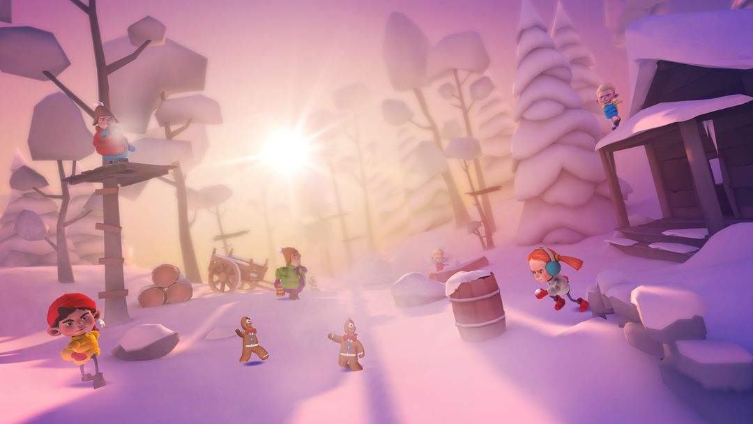 Merry Snowballs (Mobile, 360 & Cardboard)遊戲截圖