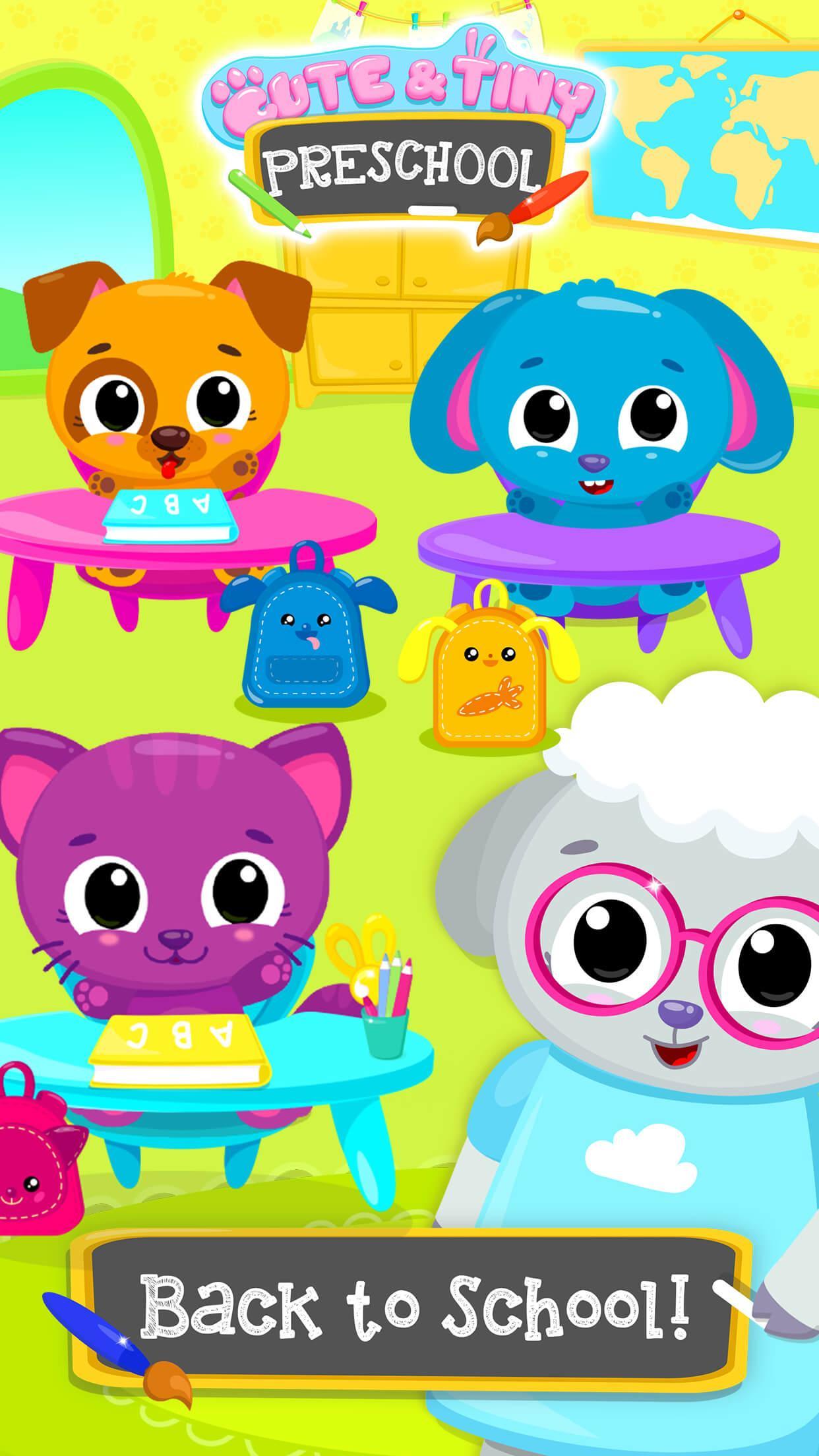 Ảnh chụp màn hình Cute & Tiny Preschool - Learning With Baby Pets