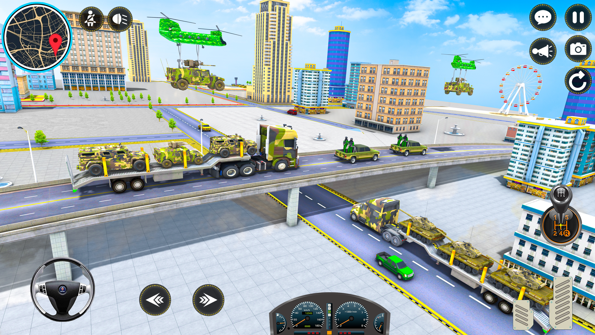 Screenshot of Us Army Vehicle Transport Sim