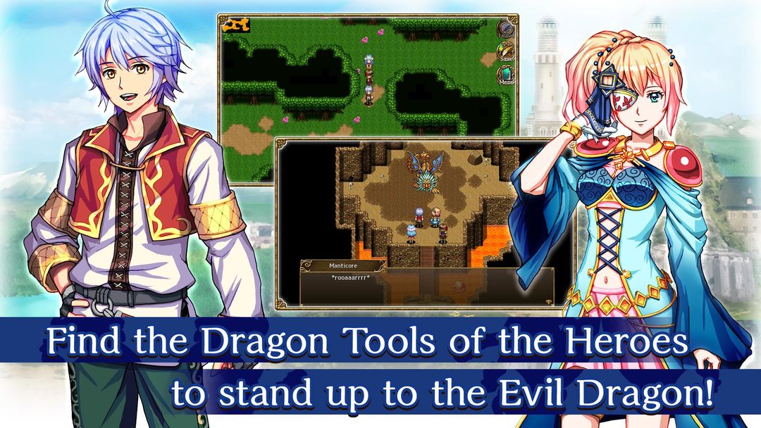 Screenshot of RPG Liege Dragon with Ads