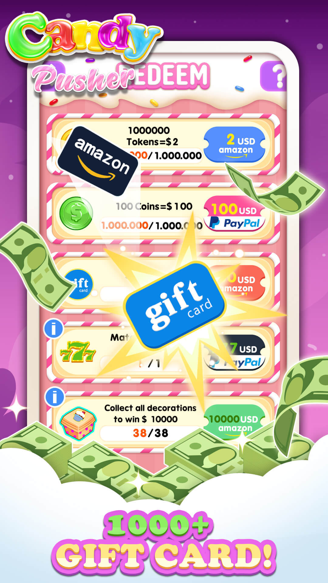 CandyPusher Game Screenshot