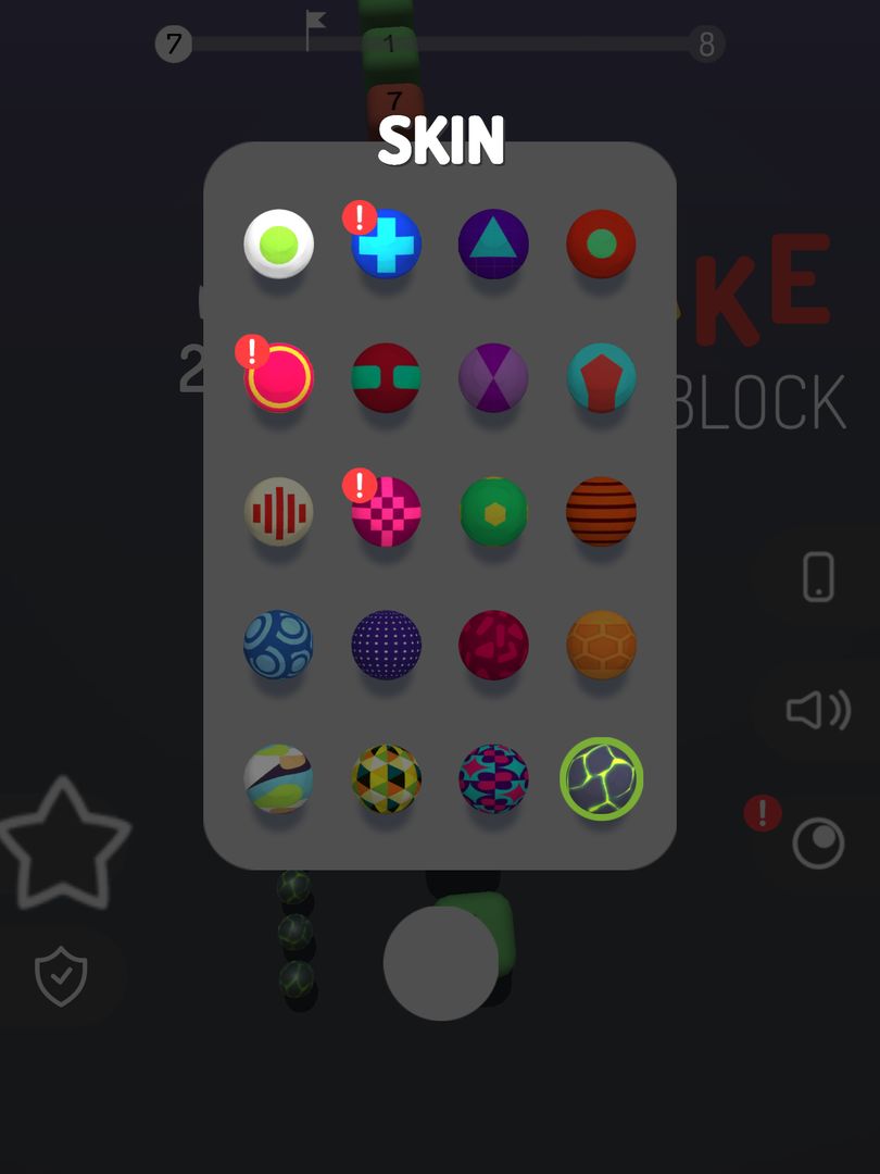 Screenshot of 3D Snake Balls vs Block