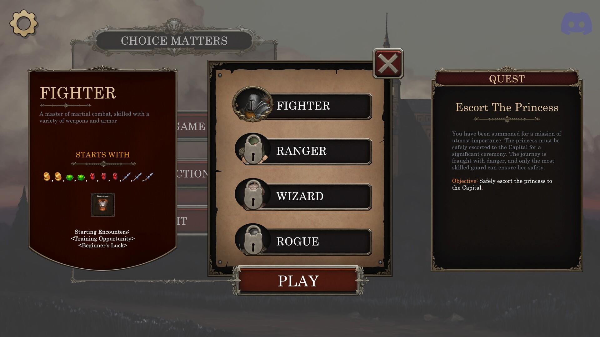 Choice Matters Game Screenshot