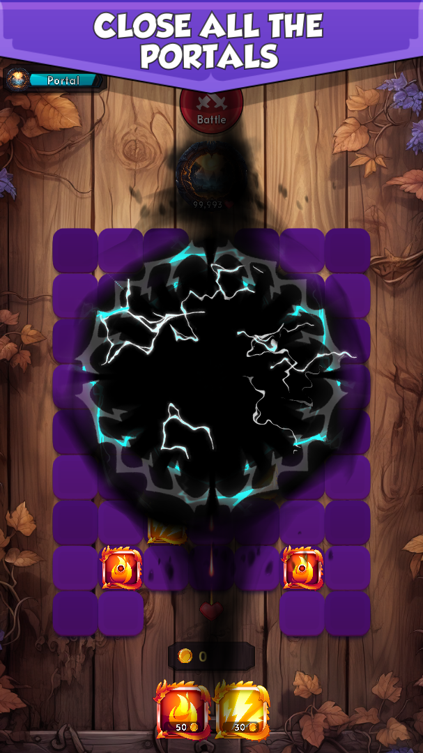 Dice VS Portals Tower Defense Game Screenshot