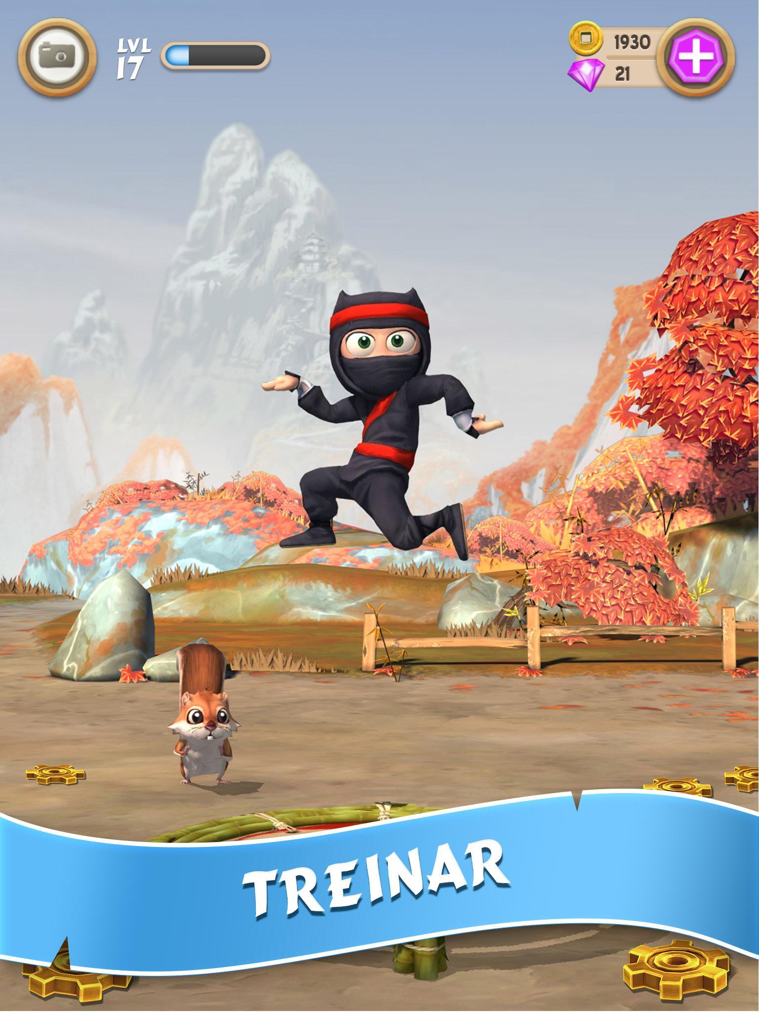 Captura de Tela do Jogo Clumsy Ninja