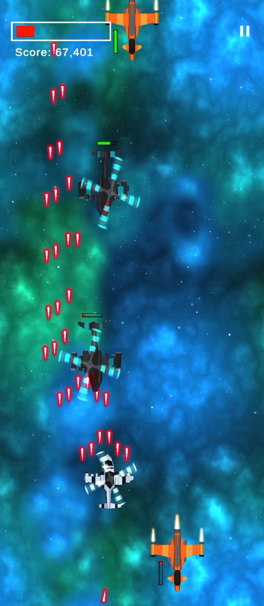 X Fighter Game Screenshot