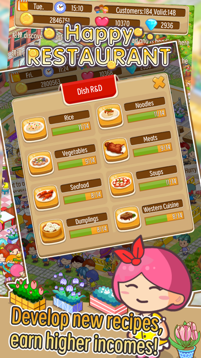 Happy Restaurant Sim Game Screenshot