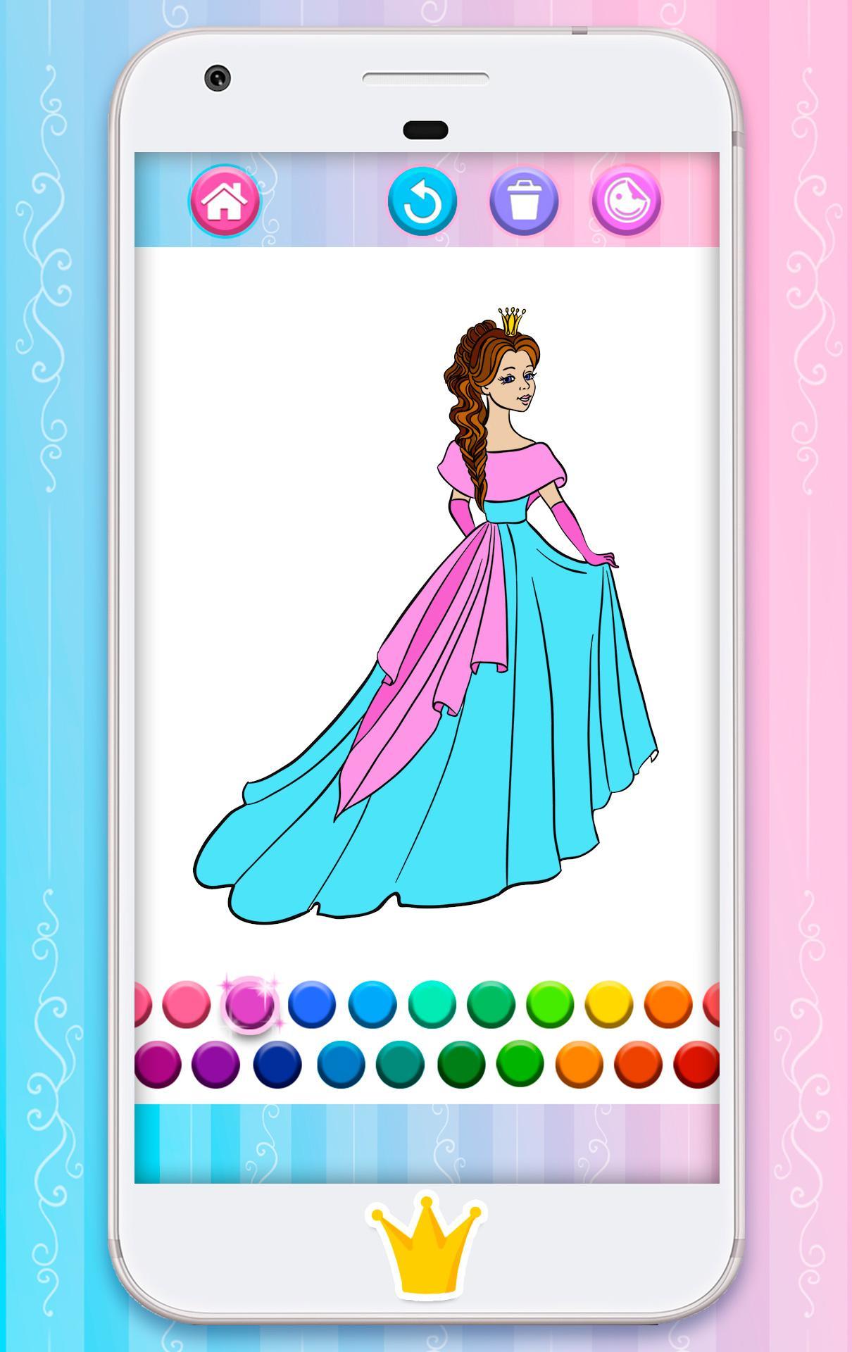 Ảnh chụp màn hình Princess Coloring Pages