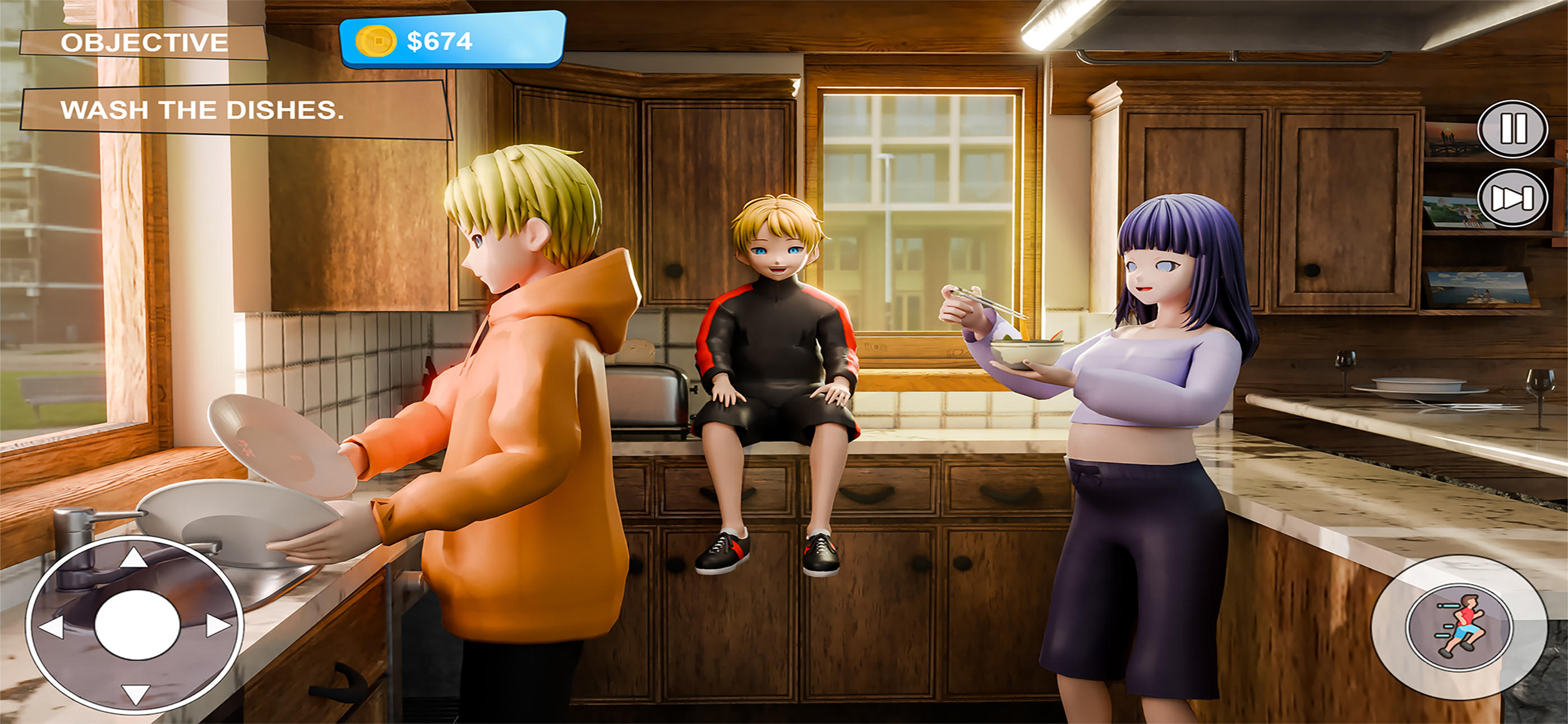 Anime Pregnant Mommy Games Sim ภาพหน้าจอเกม