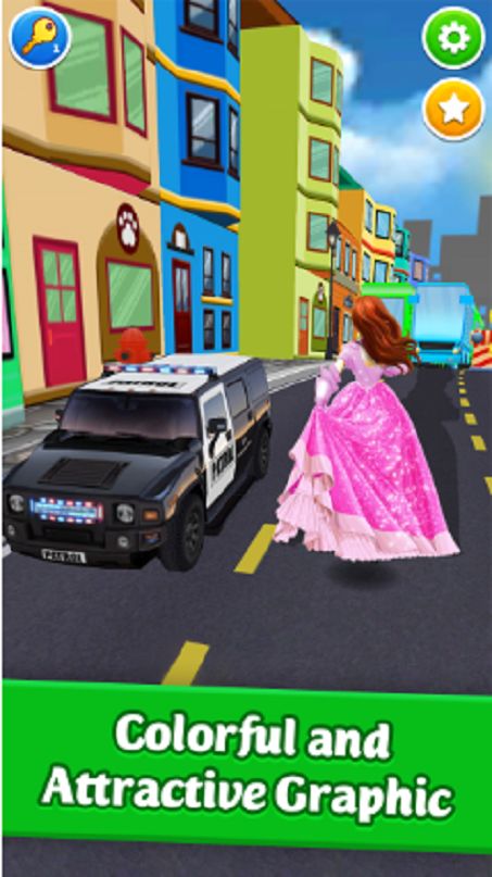 Pink Princess Run - Pink Girl Subway Runner screenshot game