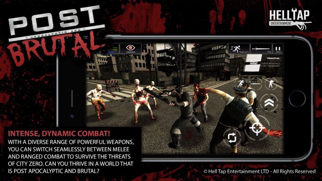 Post Brutal: Zombie Action RPG遊戲截圖
