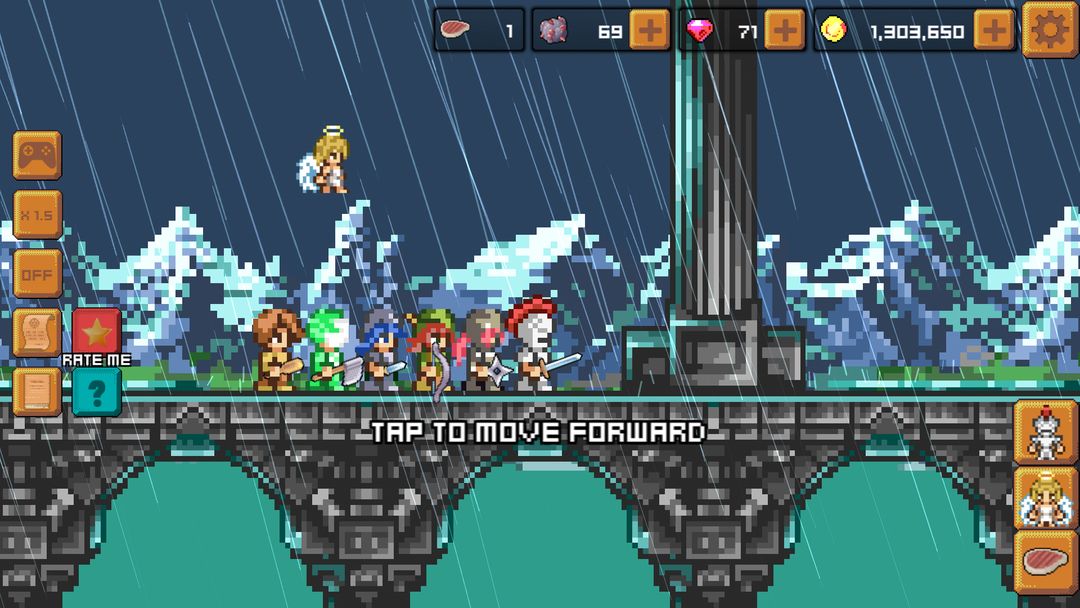 Screenshot of Tap Knight and the Dark Castle