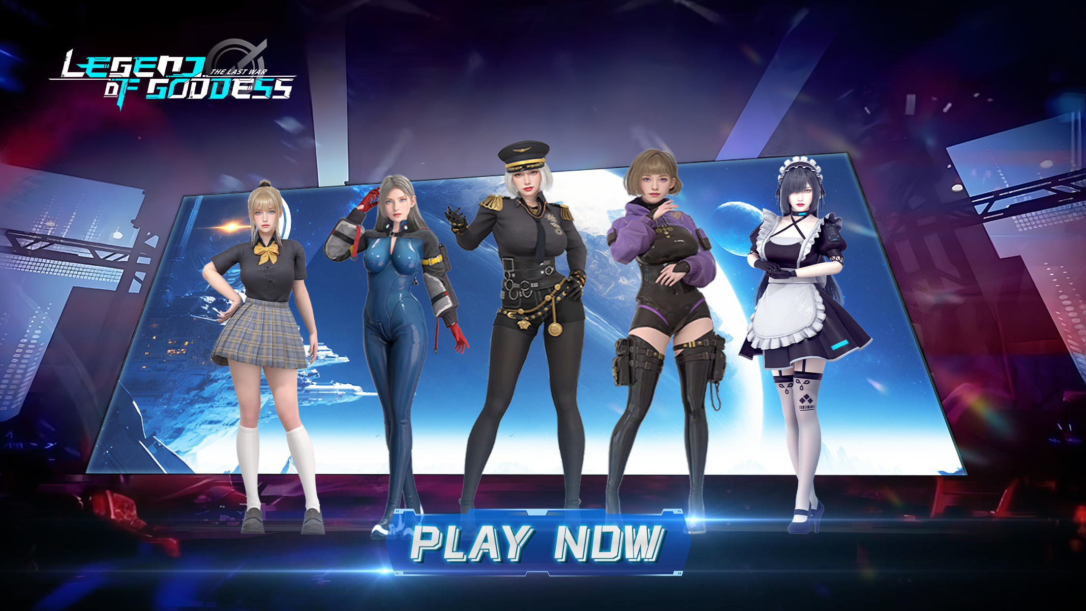 Legend of Goddess:The Last War Game Screenshot