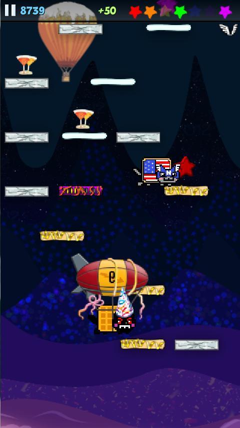 Nyan Cat: Jump! Game Screenshot