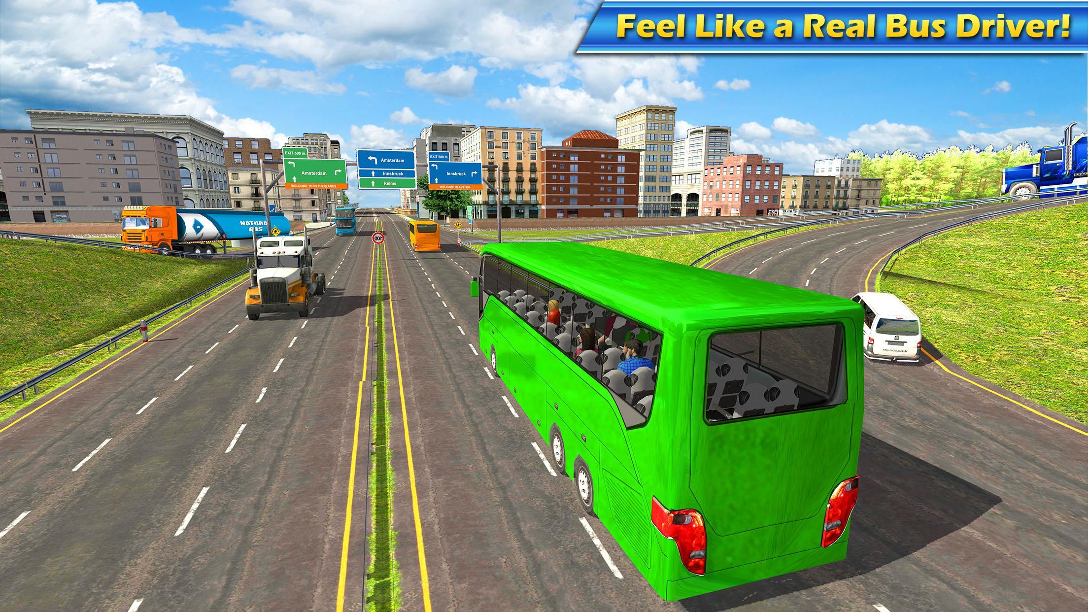 Euro Bus Driving Simulator 2018 Game Screenshot