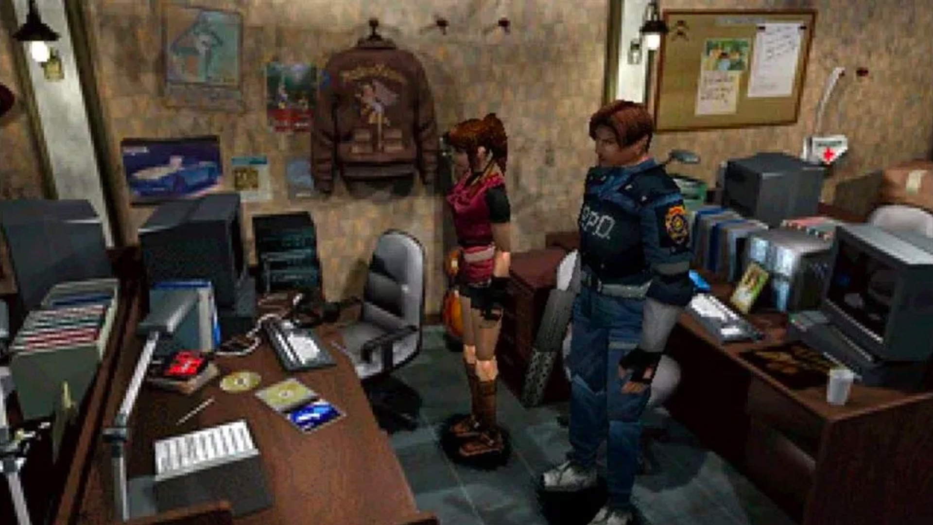 Screenshot 1 of Resident Evil 2 (DC၊ GC၊ N64၊ PC၊ PS1) 