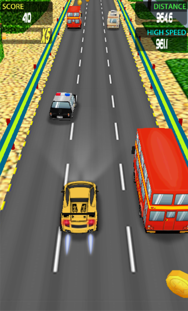 TOP Racing 3D Game Screenshot