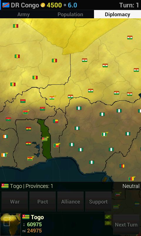 Screenshot of Age of Civilizations Africa Lite