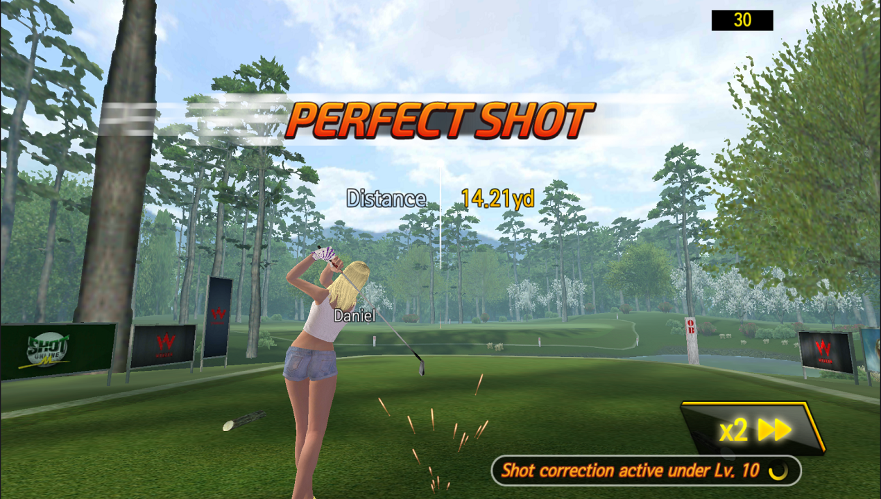 Captura de Tela do Jogo SHOTONLINE GOLF:World Championship